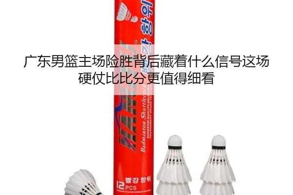 广东男篮主场险胜背后藏着什么信号这场硬仗比比分更值得细看